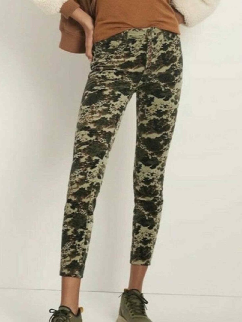 Pilcro High Rise Skinny Corduroys